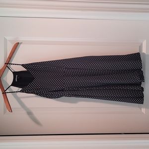 Express, size 2 black and white polka dot dress
